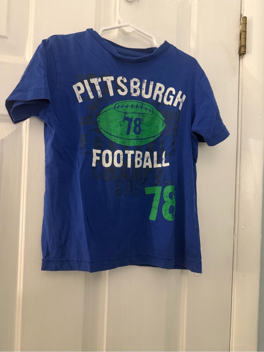 Joe Fresh JCPenney Kids Pittsburgh Football Graphic T Shirt Size XS 4-5